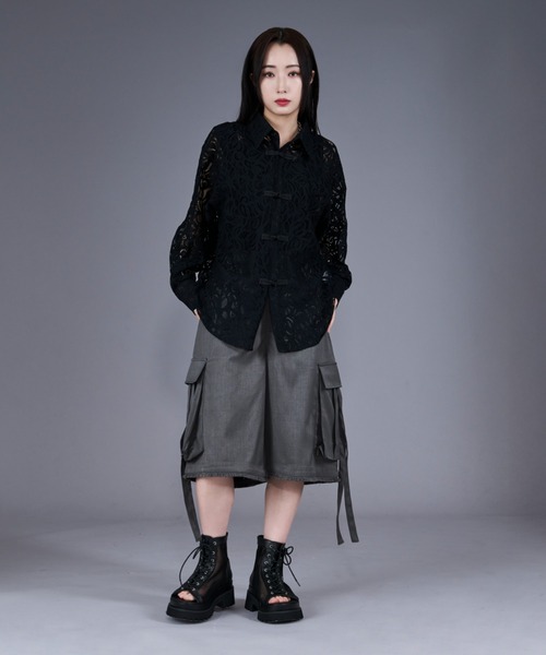 Ellno Loset メッシュブーツサンダル X-SMALL Ellno Loset サンダル メッシュブーツサンダル メンズ