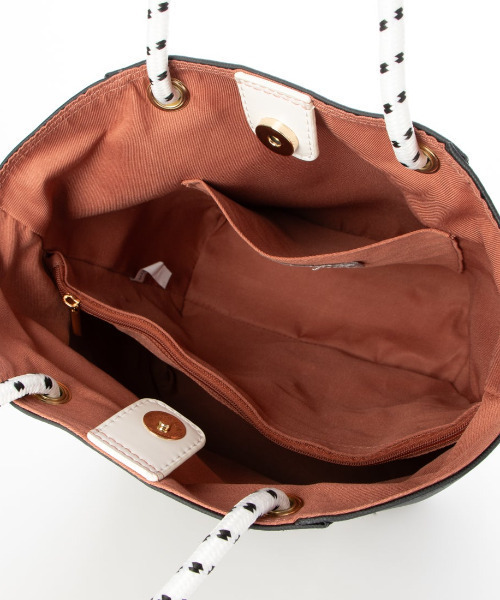 UNBILLION cachecache カシュカシュ トートバッグ カゴバッグ カシュカシュ cachecache / スパンコールかごトートバッグ