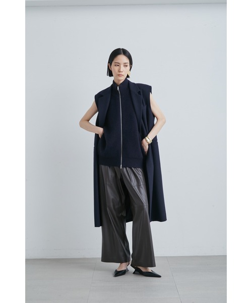 MIESROHE パンツ ウエストゴムレザーPT レディース : ZOZOTOWN Yahoo  