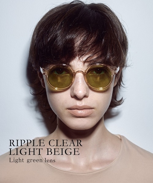 jugaad14 RIPPLE CLEAR サングラス RIPPLE CLEAR brown サングラス | jugaad14