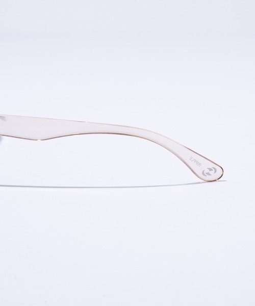 Jugaad14 サングラス 「Jugaad14」RIPPLE CLEAR light beige