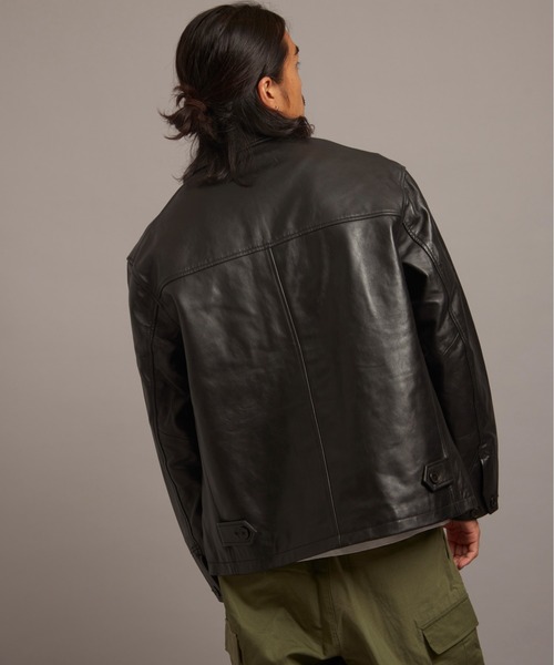 ジャケット・アウター SKOOKUM.JE LAMB LEATHER ZIP JACKET SKOOKUM（スクーカム）の「SKOOKUM.JE LAMB LEATHER ZIP JACKET