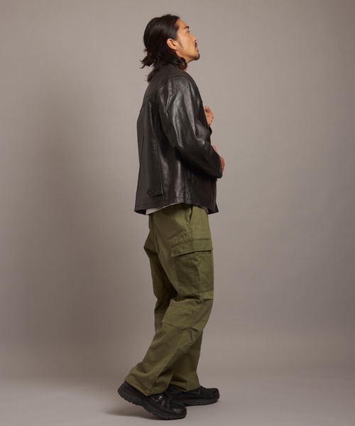 SKOOKUM 革ジャン ライダース SKOOKUM.JE LAMB LEATHER CAR COAT