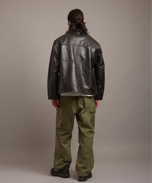 SKOOKUM 革ジャン ライダース SKOOKUM.JE LAMB LEATHER CAR COAT