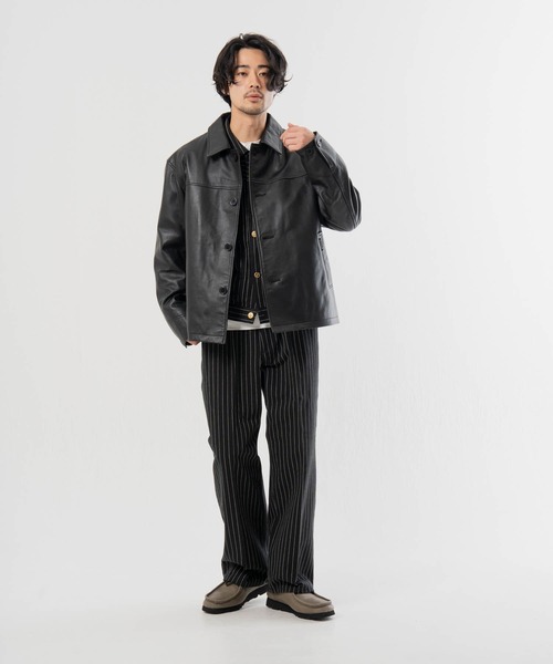 SKOOKUM（スクーカム） 革ジャン ライダース SKOOKUM.JE LAMB LEATHER