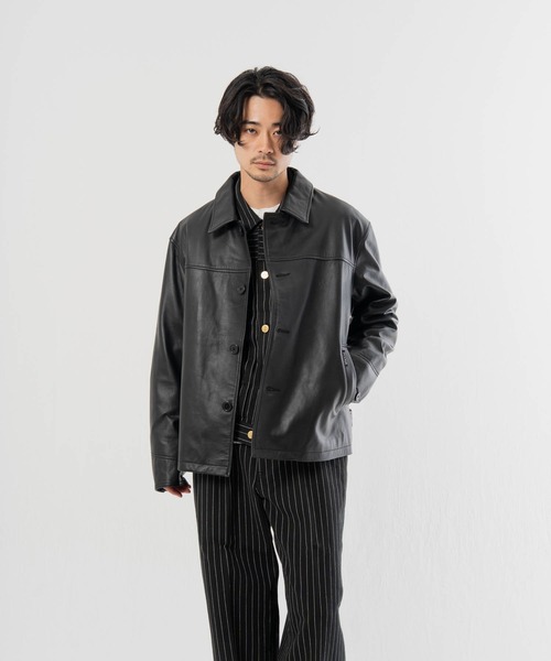 SKOOKUM（スクーカム） 革ジャン ライダース SKOOKUM.JE LAMB LEATHER