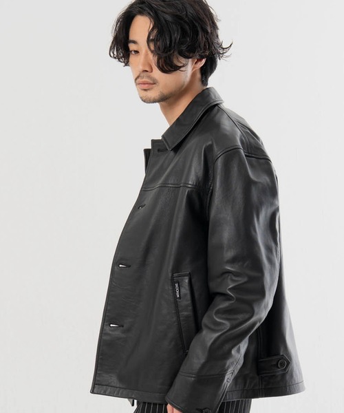SKOOKUM（スクーカム） 革ジャン ライダース SKOOKUM.JE LAMB LEATHER