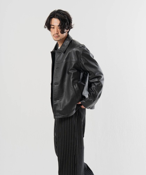 SKOOKUM（スクーカム） 革ジャン ライダース SKOOKUM.JE LAMB LEATHER