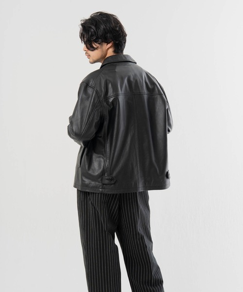 SKOOKUM（スクーカム） 革ジャン ライダース SKOOKUM.JE LAMB LEATHER