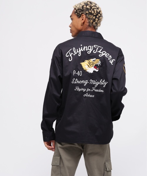 AVIREX シャツ MILITARY SHIRT ”FLYING TIGERS” / ミリタリー