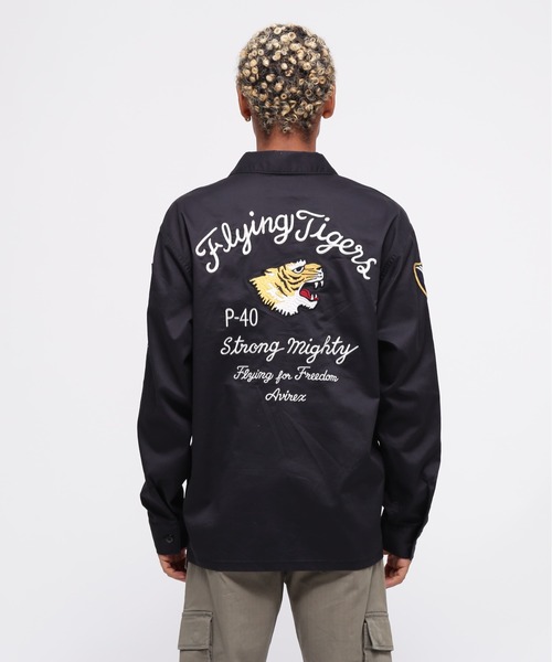 AVIREX シャツ MILITARY SHIRT ”FLYING TIGERS” / ミリタリー