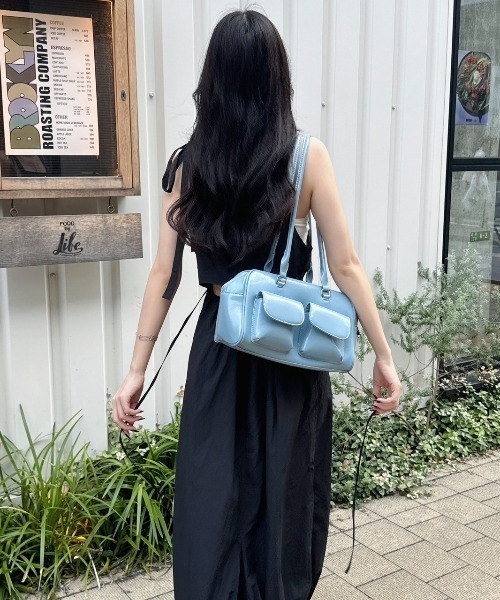 nemne（ネンネ） ワンピース 「Delfy」ナイロンバックシャンワンピース
