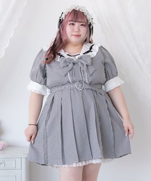 DearMyLoveWhip ワンピース セーラービジューレースフリル