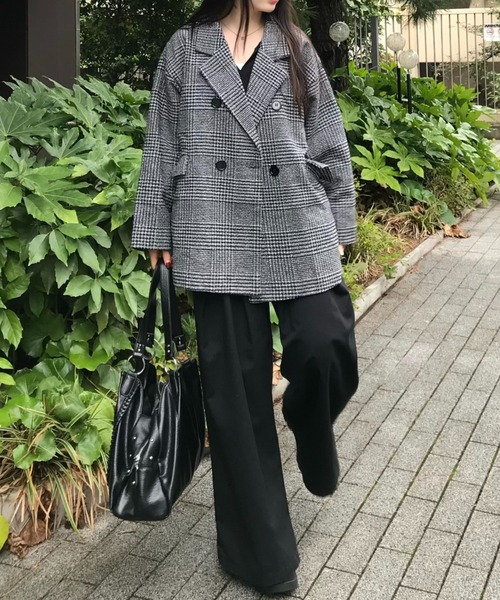 ジャケット・アウター EG \"DL Jacket Glen Plaid Houndstooth\" Engineered Garments（エンジニアードガーメンツ）の「DL jkt glen