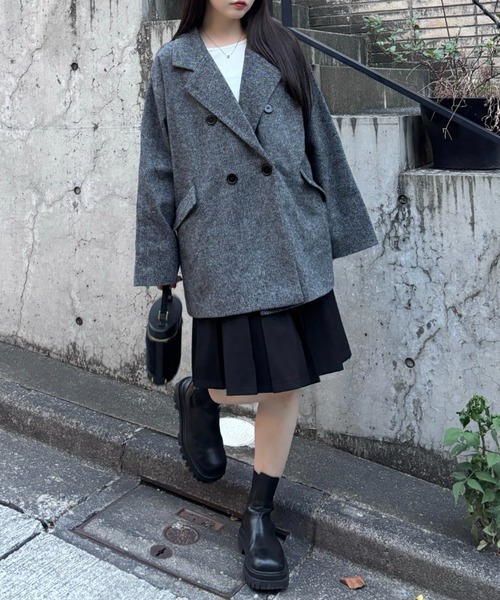 【極美品】アドーア☆大人気ベアブークレジャケットコート ADORE - アドーア ADORE コートの通販 by KOMEHYO ONLINE ラクマ店