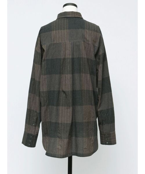 ブラウス シャツ 「VEQUM」OVER SIZE CHECK SH レディース VEQUM ブラウス シャツ 「VEQUM」OVER SIZE CHECK SH レディース
