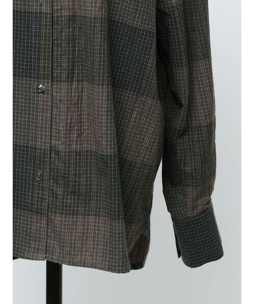 VEQUM ブラウス シャツ 「VEQUM」OVER SIZE CHECK SH レディース