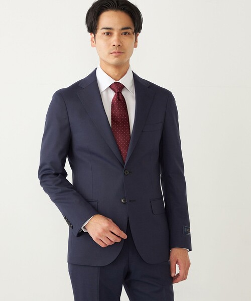 SHIPS メンズスーツ ネイビー Mサイズ SHIPS Colors（シップスカラーズ） セレモニースーツ カジュアルスーツ