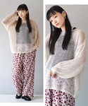 ニット セーター モヘヤタッチ シアーニットプ...の詳細画像4