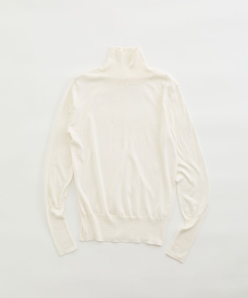 THE SHINZONE ニット セーター COTTON SILK HIGH NECK KNIT