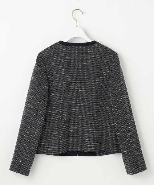 any sis リップルボーダーストレッチ ジャケット リップルボーダーストレッチ ジャケット（ノーカラージャケット