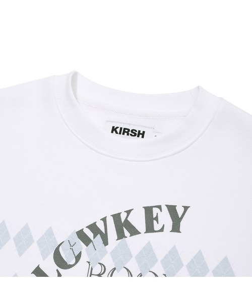トレーナー スウェット KIRSH LOWKEY BOOK CLUB ARGYLE PATTERN