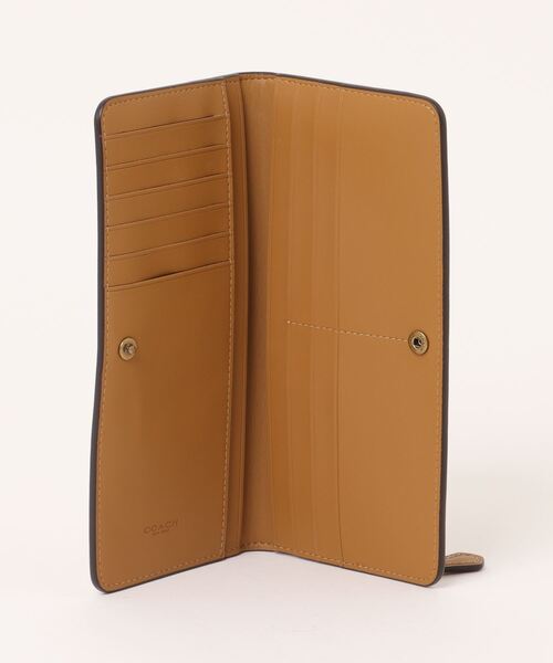 収納力抜群【Coach】スキニー レザーウォレット 長財布 COACH 財布 エッセンシャル スキニー ウォレット レディース