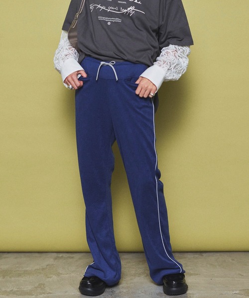 MAISON SPECIAL（メゾンスペシャル） パンツ Pile Fabric Flare Pants