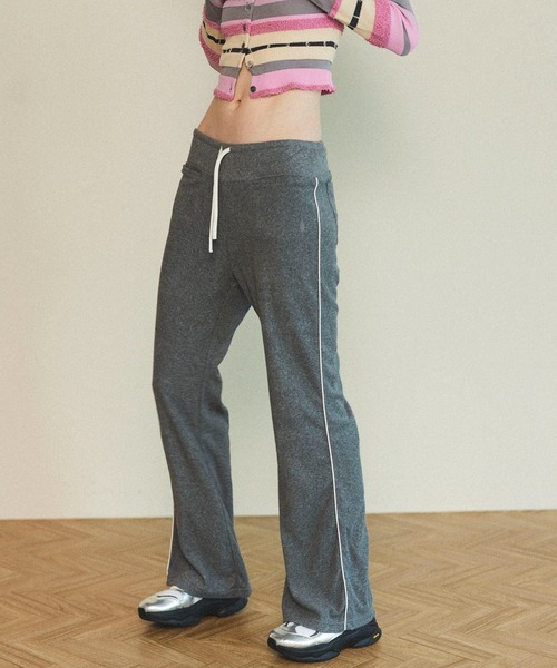 MAISON SPECIAL（メゾンスペシャル） パンツ Pile Fabric Flare Pants