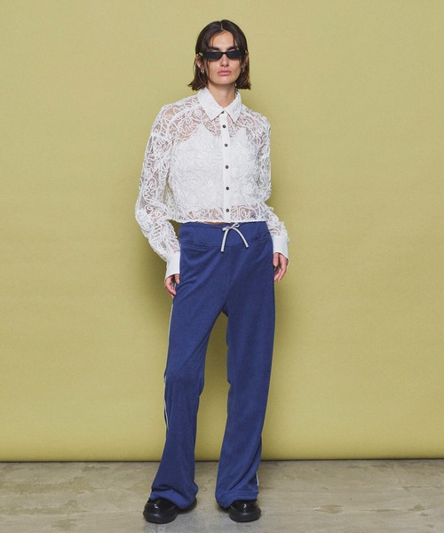 MAISON SPECIAL（メゾンスペシャル） パンツ Pile Fabric Flare Pants