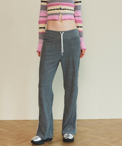 MAISON SPECIAL（メゾンスペシャル） パンツ Pile Fabric Flare Pants