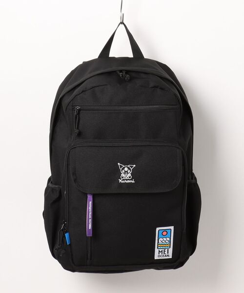MEI OCEAN HELLO KITTY リュック ブラック 大容量 A4対応 MEI 最大44% 8/29から メイオーシャン リュック 26L スヌーピー