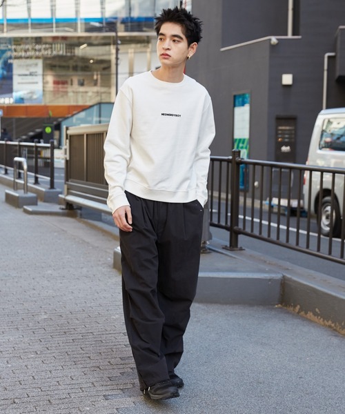 WEGO（ウィゴー） トレーナー スウェット WEGO/THEBOYエルボーパッチ