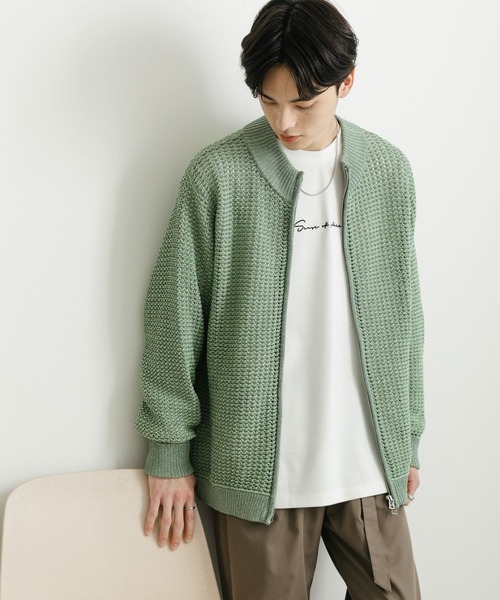 洗えるドライメッシュカーディガン、タンクトップ 洗える】ドライ メッシュ カーディガン / Paul Smith