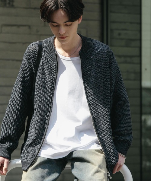 アンダーカバー　STOP MAKING SENSE カーディガン　ダークグレー UNDERCOVER カーディガン STOP MAKING SENSE メンズ