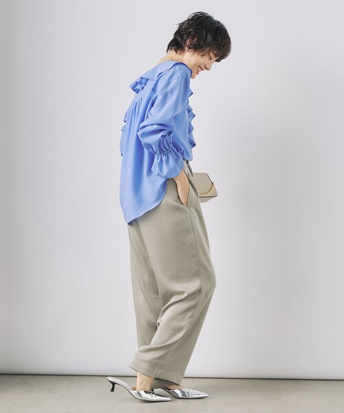 NOLLEY'S ブラウス シャツ 「追加」(CLASSY5月号掲載)ラッフル衿