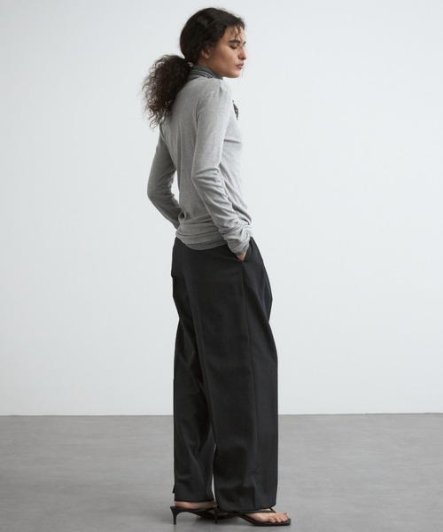新品未使用　CREDONA クレドナ　CUPRO EASY PANTS KANEMASA PHIL. - 28G Cupro Easy Pants（BLACK） | niki