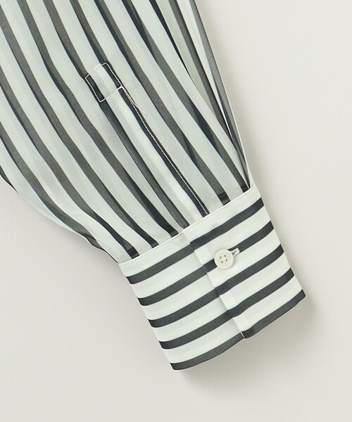 ブラウス シャツ 「MARW UNITED ARROWS」ストライプ シアー オーバーシャツ レディース MARW UNITED ARROWS ブラウス シャツ 「MARW ARROWS」ストライプ