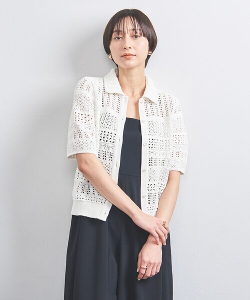 ニット セーター Early/SM ポロニット レディース UNITED ARROWS ニット セーター Early/SM ポロニット レディース