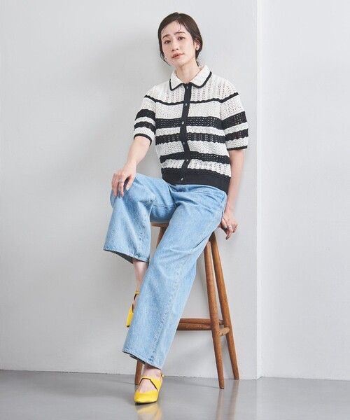 今季新作新品 ユナイテッドアローズ Early/SM ポロニット UNITED ARROWS ニット セーター Early/SM ポロニット レディース