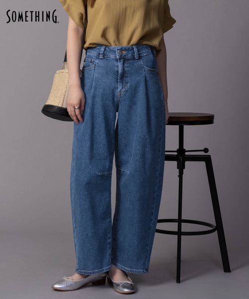 その他 HANA SOMETHING ジーンズ デニム デニムパンツ HANA TUCK CURVE PANTS