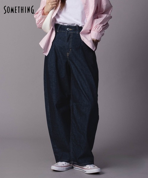 その他 HANA SOMETHING ジーンズ デニム デニムパンツ HANA TUCK CURVE PANTS