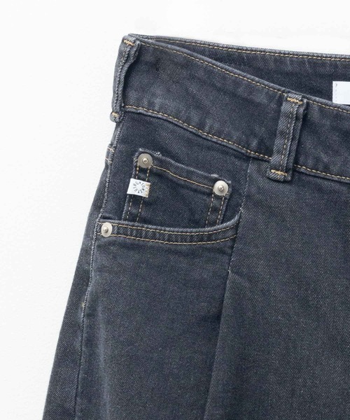 SOMETHING ジーンズ デニム デニムパンツ HANA TUCK CURVE PANTS