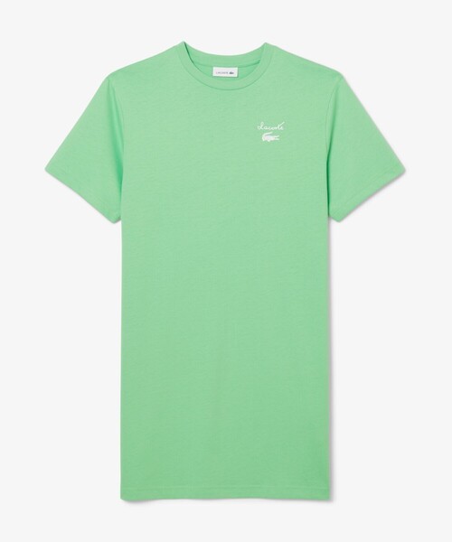 LACOSTE ワンピース オーバーサイズTシャツドレス / : ZOZOTOWN