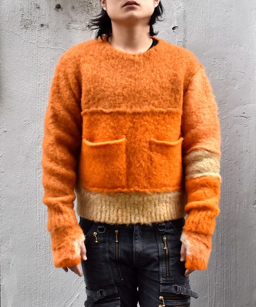 blackmeans セーター　ニット　トップス BLACK MEANS セーター ニット blackemeans ハンドポケット付き