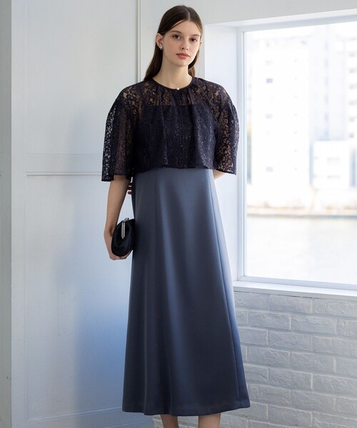 23区 【APPLAUDIR】チュールプリーツ ドレス 46 チュールプリーツ