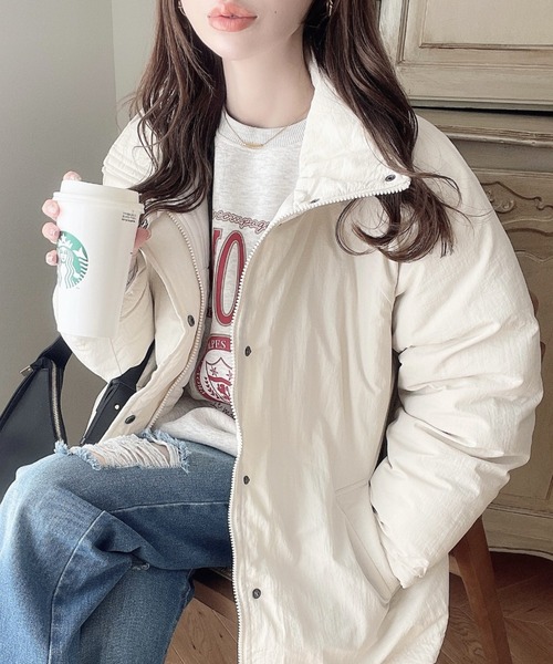 moment+ ブルゾン M アイボリー レディース : ZOZOTOWN Yahoo!店