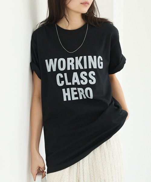 ウォーンフリー WORN FREE WORKING CLASS HERO Tシャツ WFR-000-000001 (2025SS 春夏) 爆買 WORN FREE ウォーンフリー WORKING CLASS HERO Tシャツ WFR-000