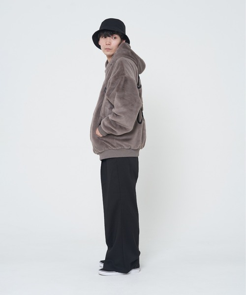 「CORISCO」 ジップアップブルゾン MEDIUM グレー メンズ_画像5