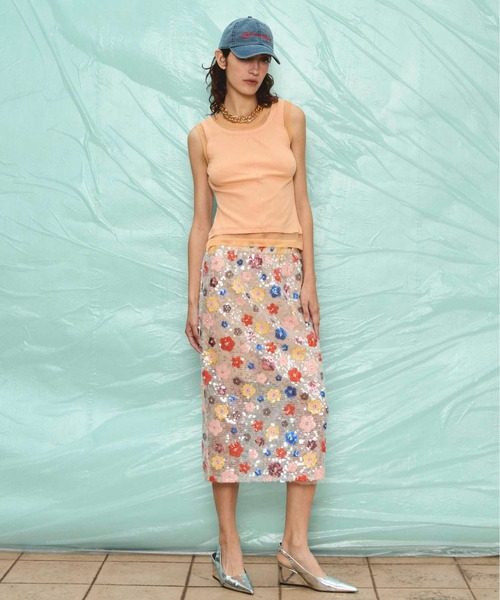 MAISON SPECIAL マルチウェイスパンコールスカート MAISON SPECIAL（メゾンスペシャル）の「Multi Way Sequin Skirt